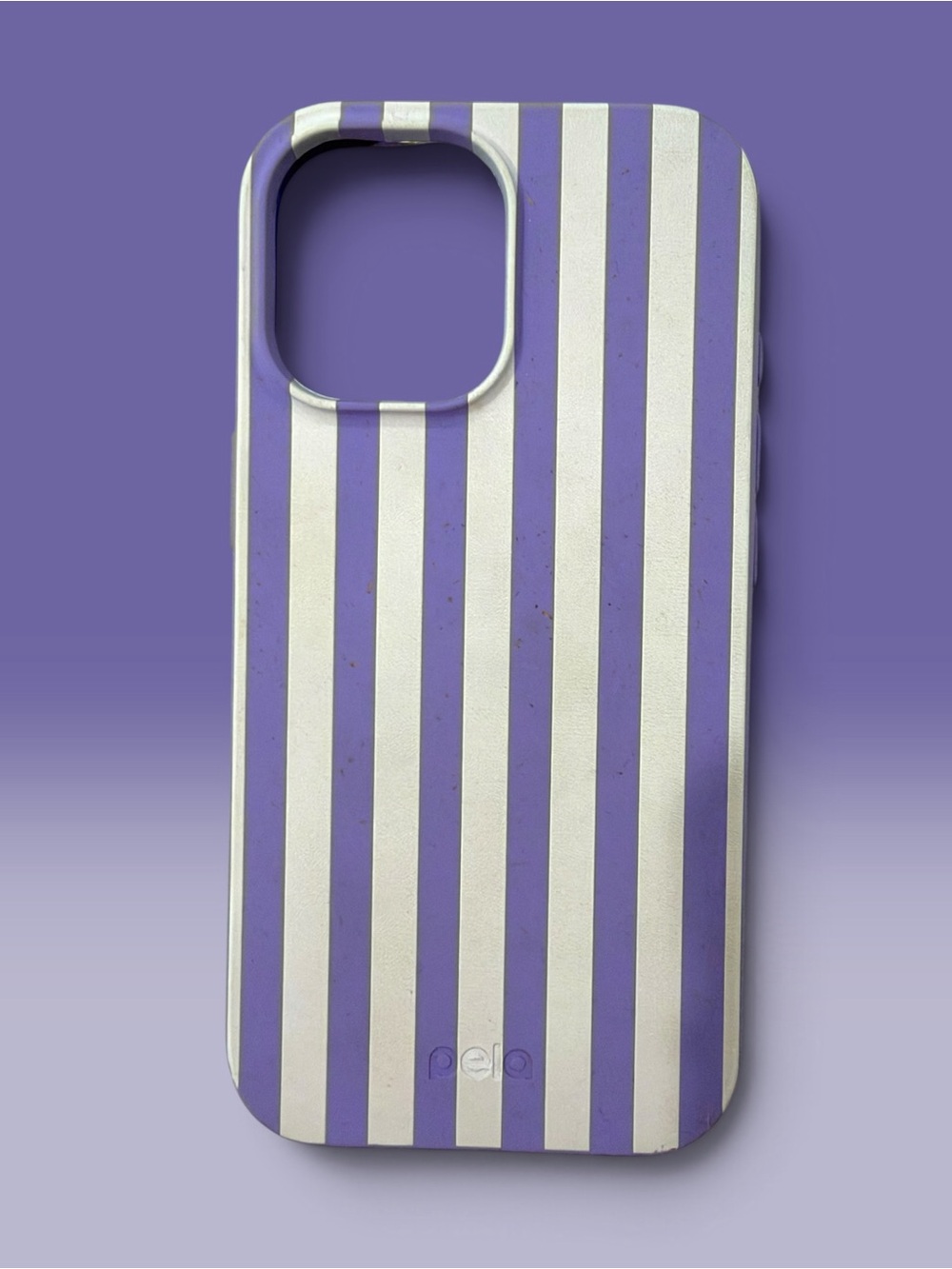 Pela IPhone 17 Purple Stripes Case